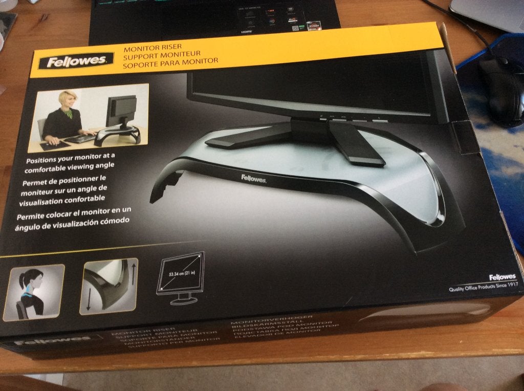 Fellowes Smart Suites Monitor Standaard driehoekig, nieuw, Computers en Software, Ophalen of Verzenden, Nieuw, Fellowes