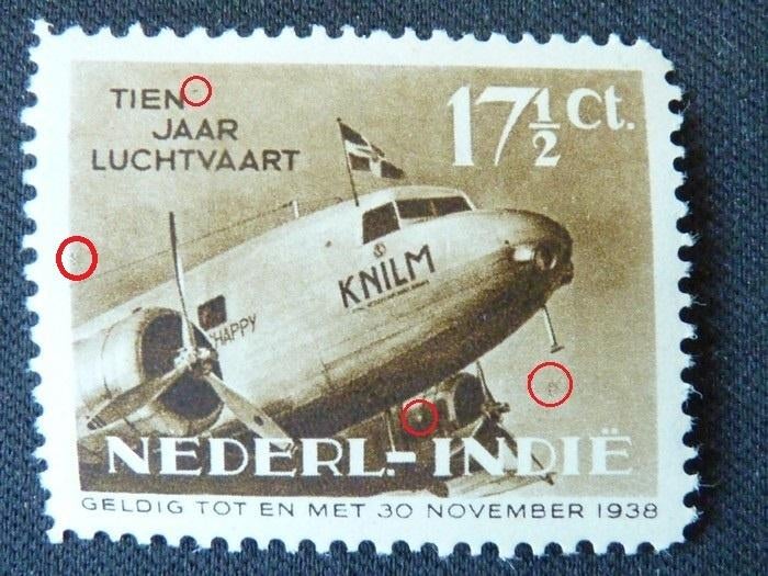 plaatfout ned.indie , 239 , ongebruikt., Verzenden, Postfris, Nederlands-Indië