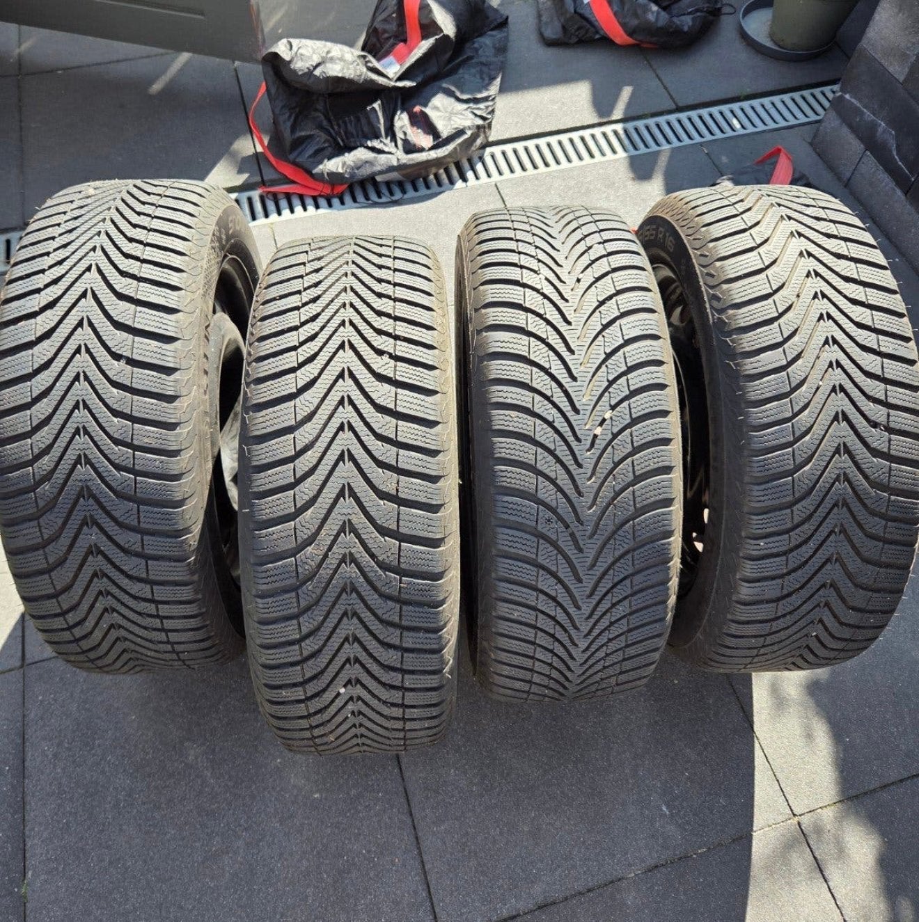 Winterbanden opel astra k 205/65r16, Ophalen, Zo goed als nieuw