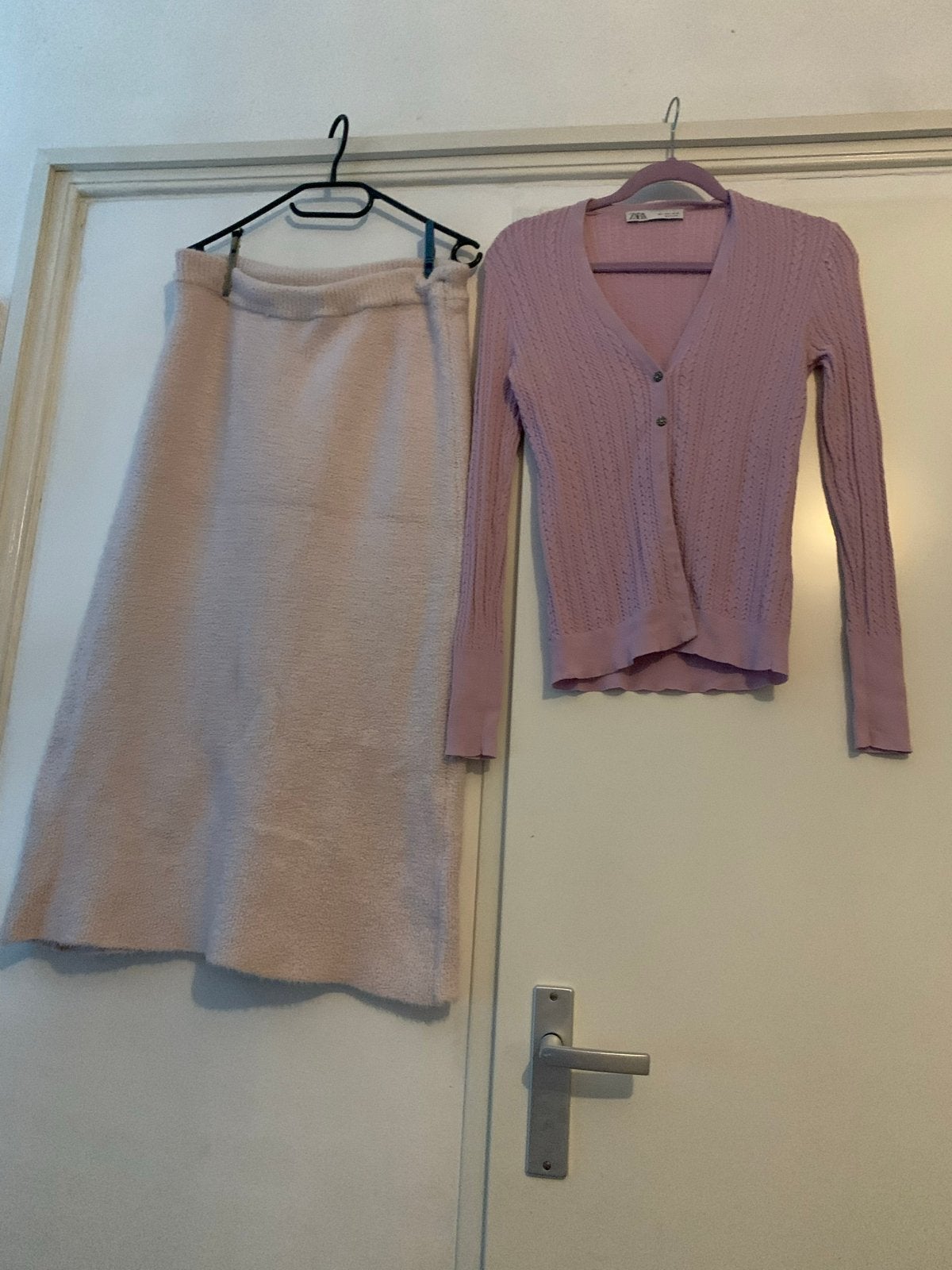 Zara rok en truitje set - Maat S/M, Kleding | Dames, Ophalen of Verzenden, Zo goed als nieuw, Maat 38/40 (M), Roze