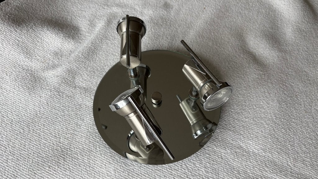 Badkamer plafond spot lamp IP44, Eglo, GU10, Geschikt voor plafondmontage, Ophalen of Verzenden