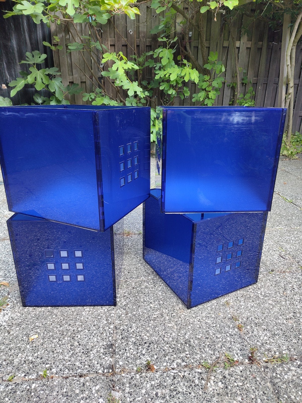 Blauwe Lekmannen voor de Ikea kallaxkast, Ophalen, Zo goed als nieuw