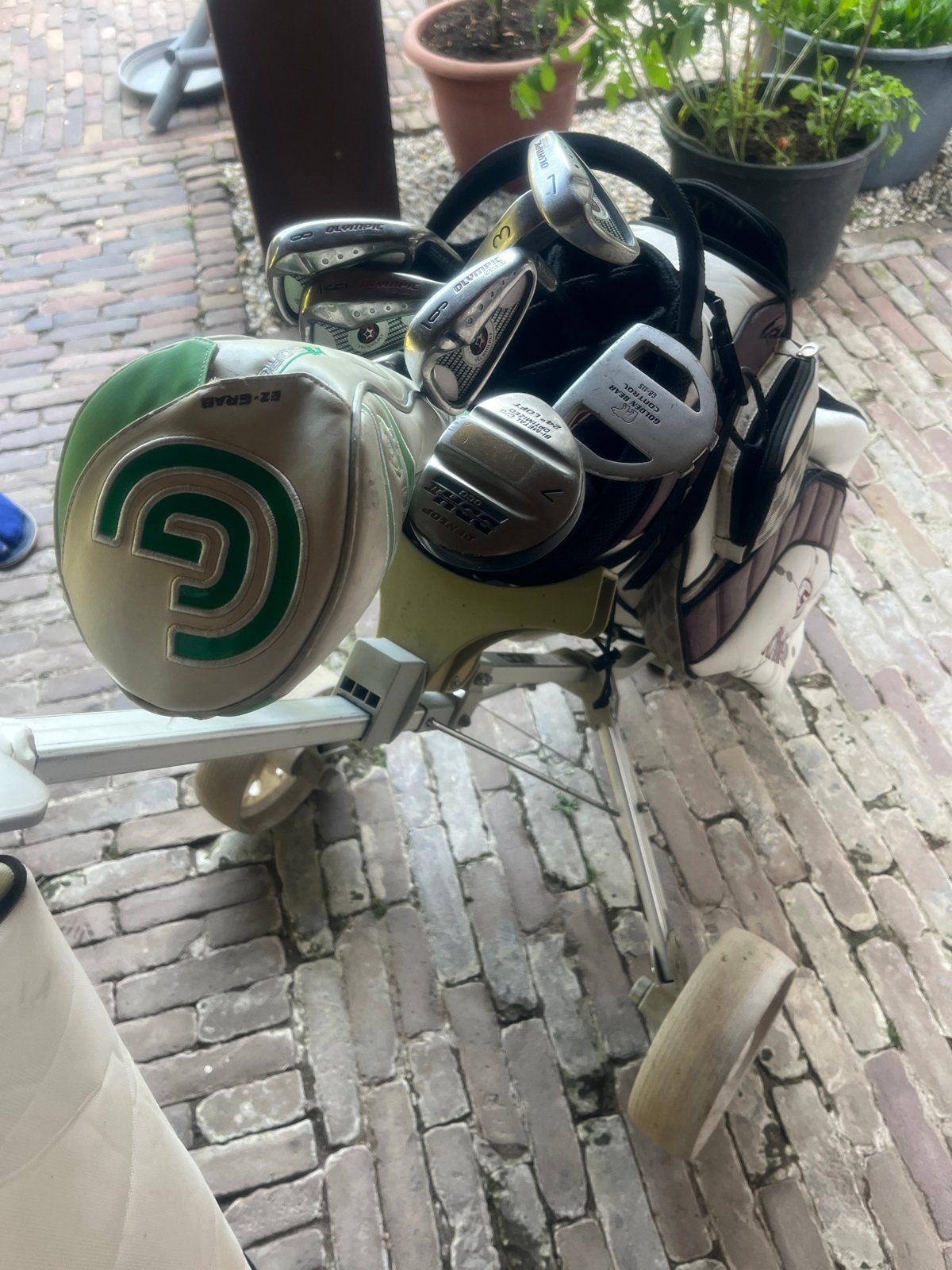 Complete Golfset met Golftas en Trolley, Ophalen, Gebruikt, Set, Overige merken