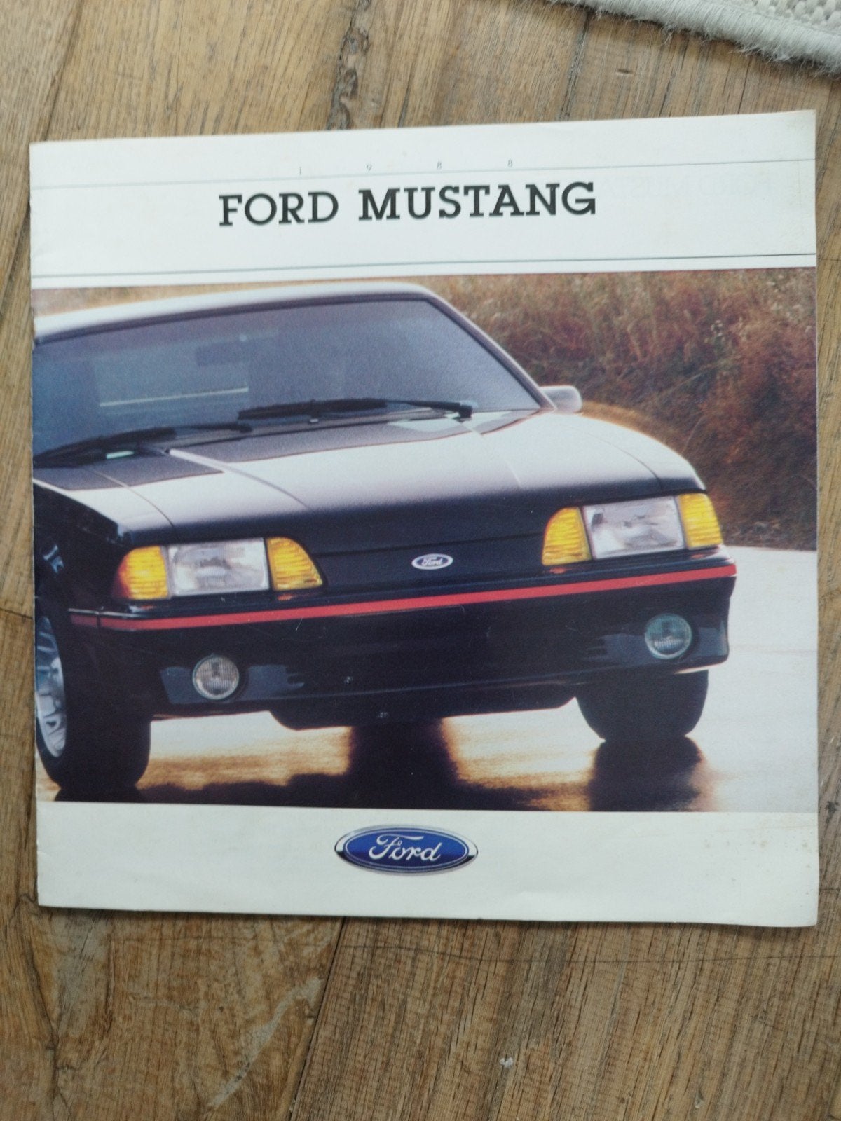 Ford Mustang brochure 1987 - Engels, 20 pagina's, Ford, Ophalen of Verzenden, Zo goed als nieuw, Ford