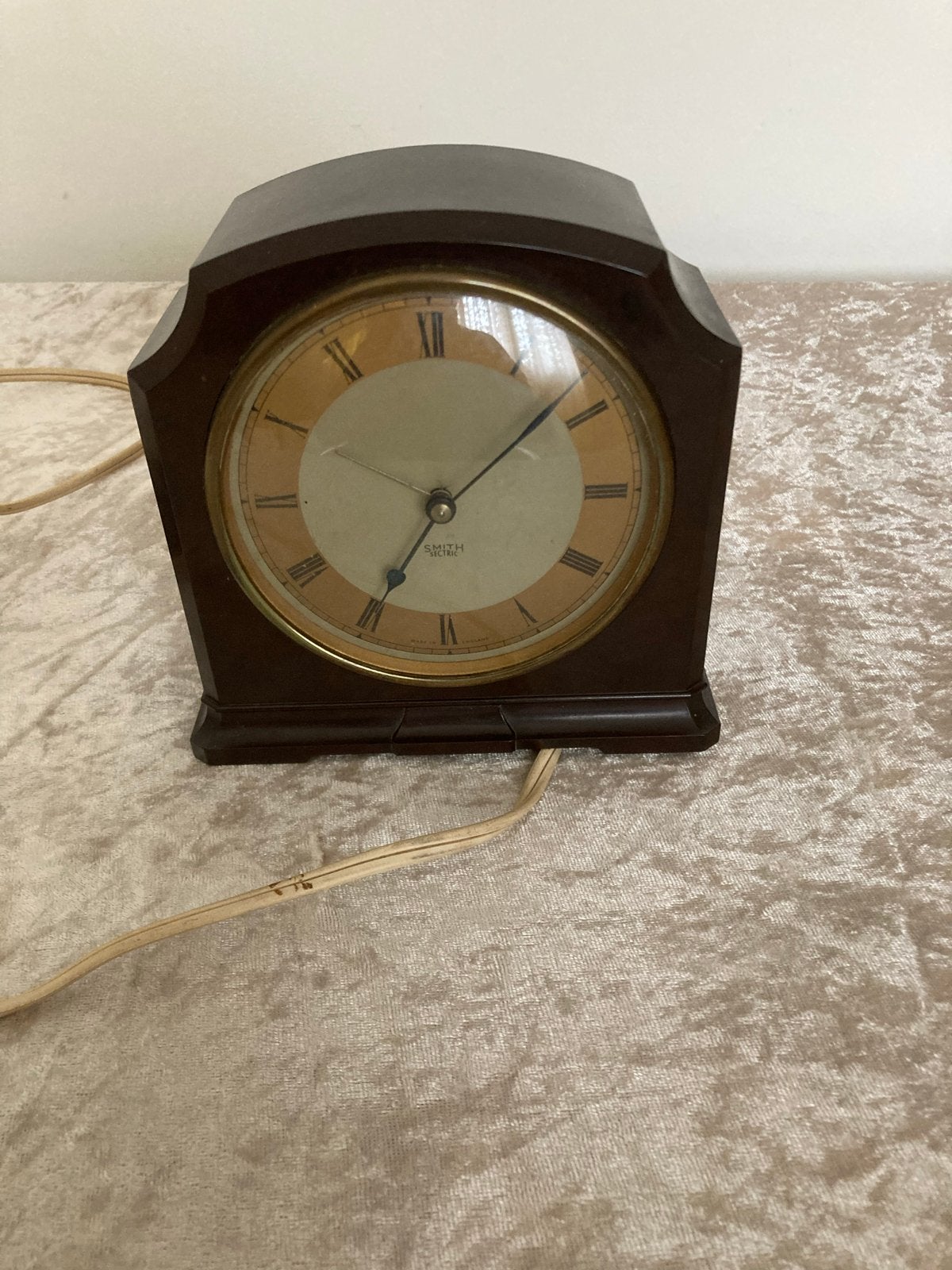 Vintage Smith Sectric elektrische klok, Ophalen of Verzenden