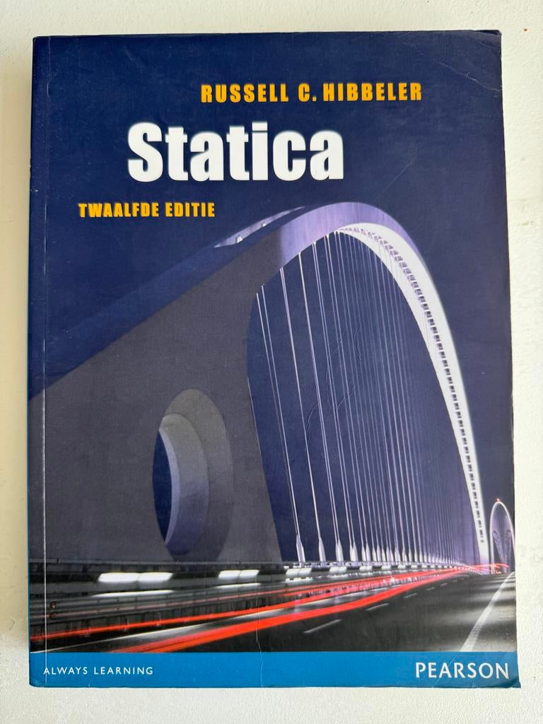 Statica - Russell C. Hibbeler, Boeken, Gelezen, R.C. Hibbeler, Ophalen of Verzenden, WO