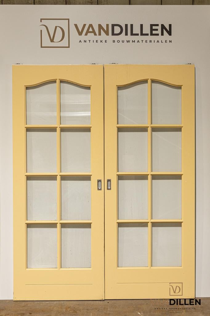 Set ensuite / schuifdeuren 215 x 166 roedeverdeling
