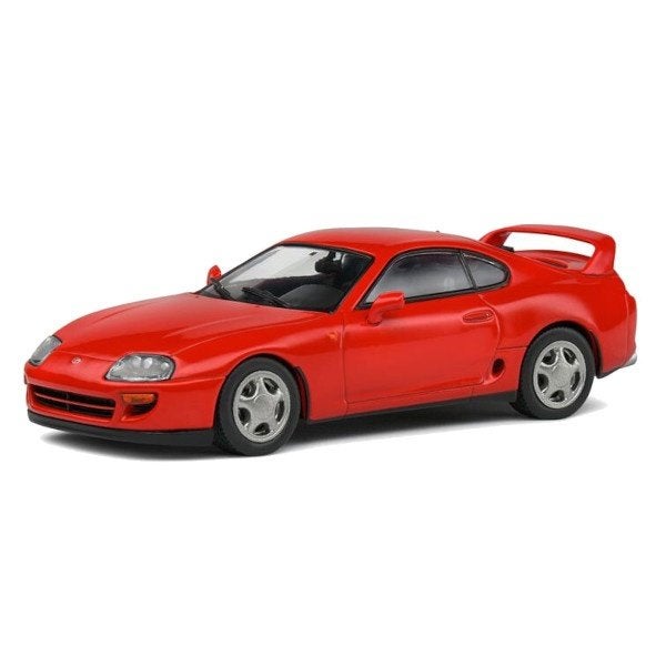 Toyota Supra MK4 2001 Rood Schaal 1/43 Solido Nieuw, Solido, Auto, Solido, Nieuw