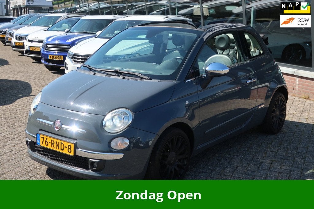 Fiat 500 C 0.9 TwinAir Rock. XENON_CABRIO_PDC_LMV., Auto's, Fiat, Euro 5, 86 pk, Gebruikt, Cabriolet