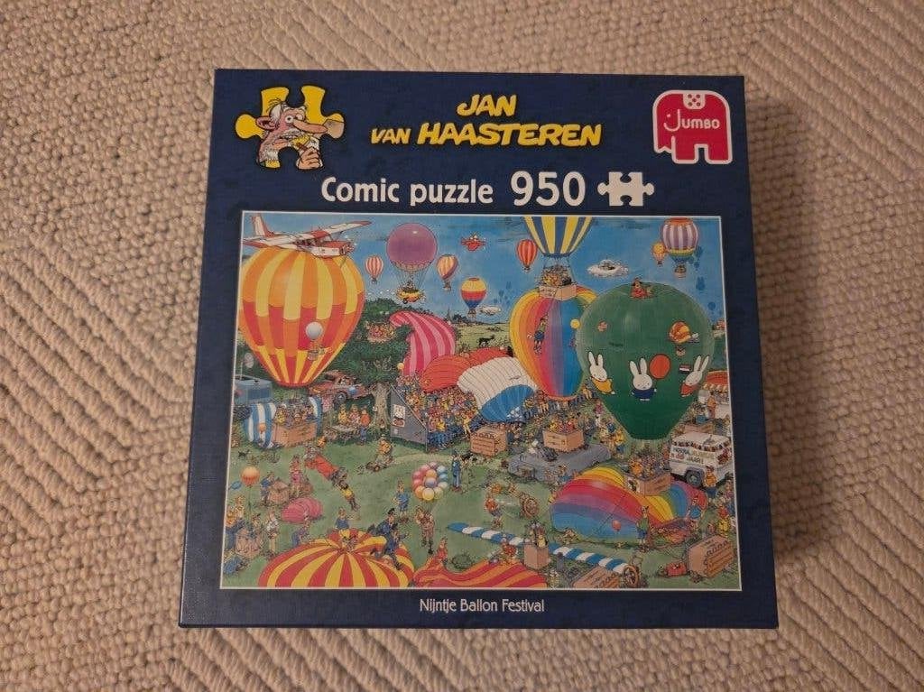 Jan van Haasteren Nijntje ballon festival puzzel, puzzle, Ophalen of Verzenden, 500 t/m 1500 stukjes, Zo goed als nieuw, Legpuzzel