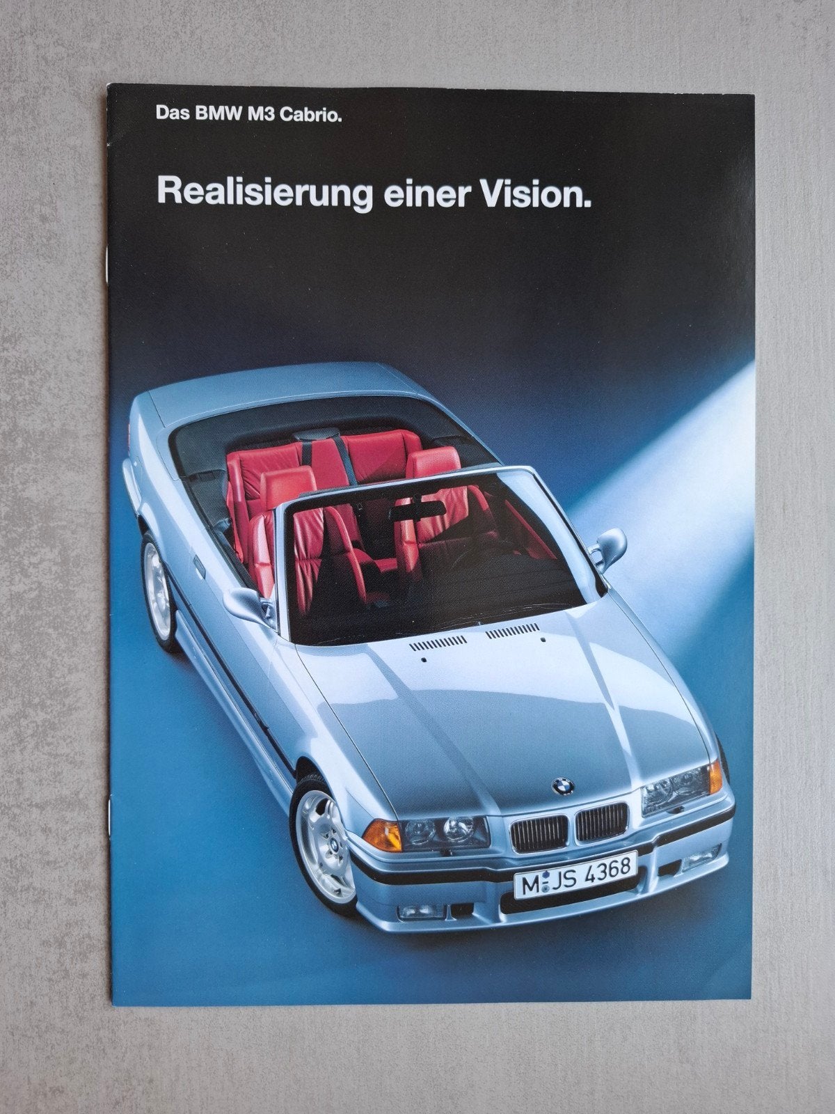 BMW M3 Cabrio brochure - 1993, Ophalen of Verzenden, Zo goed als nieuw, BMW