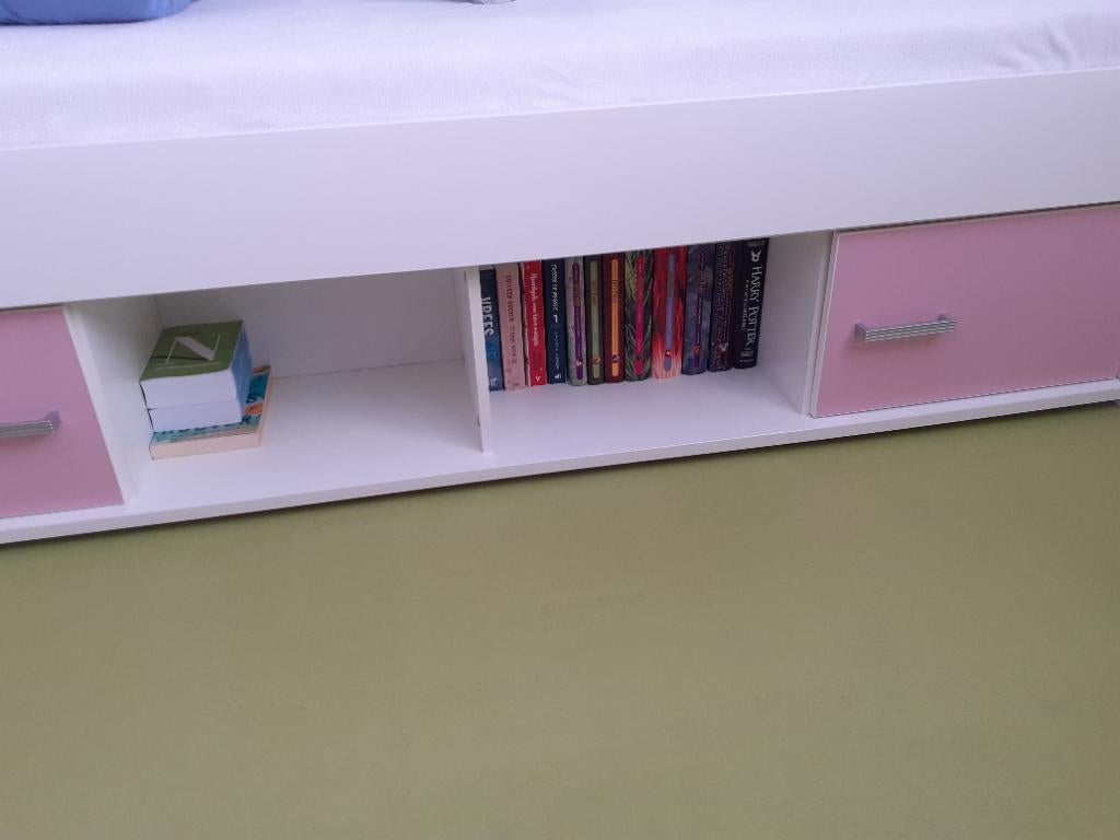 Tienerbed, Huis en Inrichting, Ophalen, Gebruikt, 90 cm, Eenpersoons