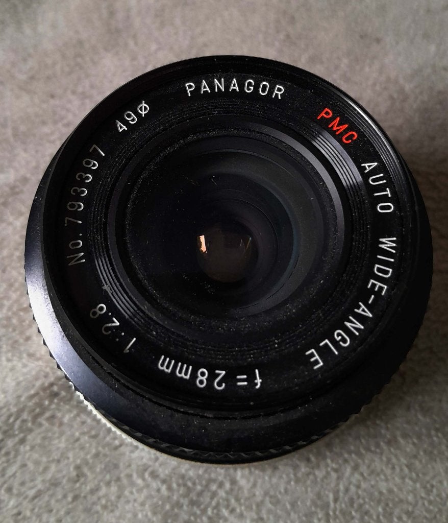 Panagor PMC Auto Wide-Angle 28mm f/2.8 lens, Ophalen of Verzenden, Groothoeklens