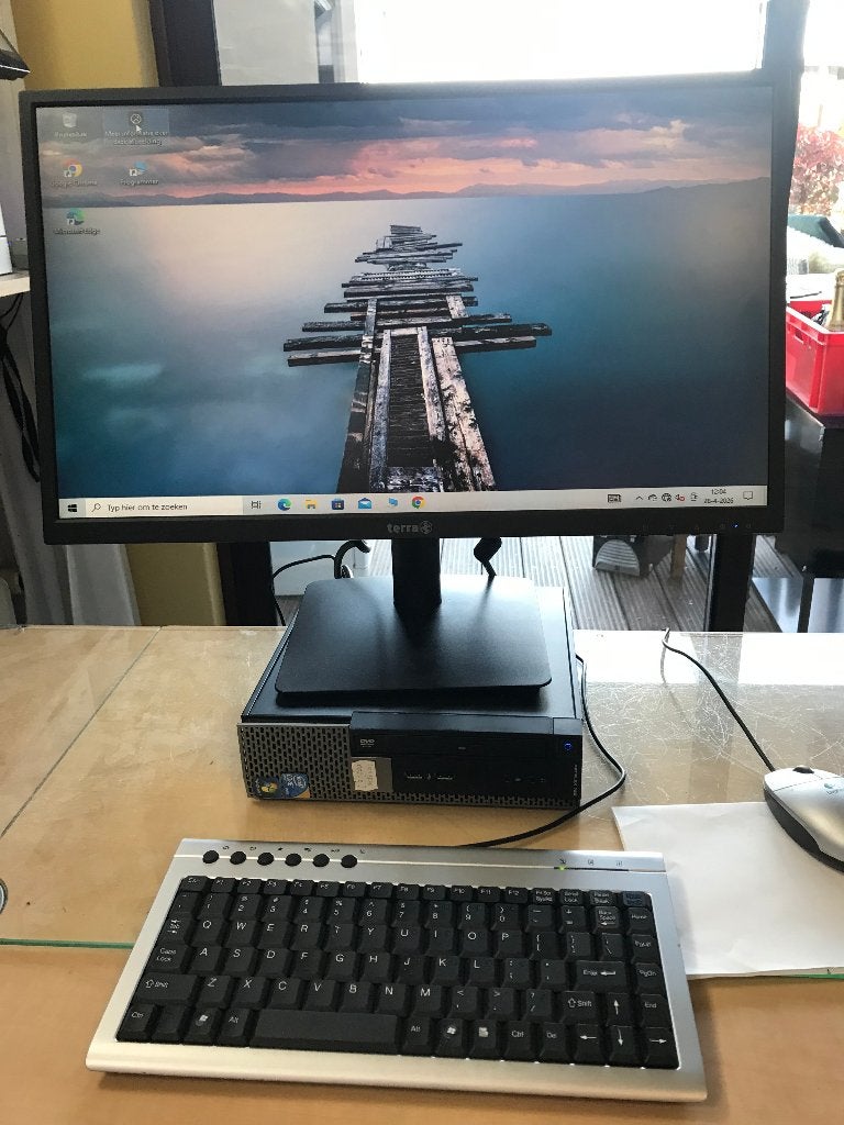 computer optiplex 780 + scherm + keyboard  + muis + dvd, Ophalen, Refurbished
