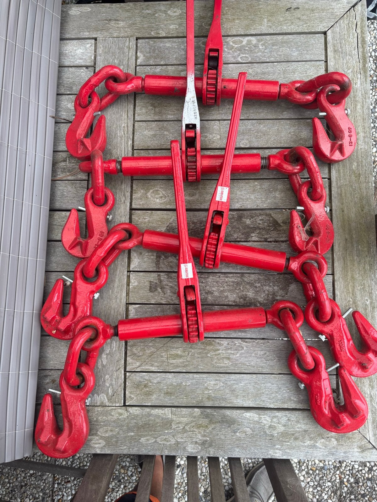 Set van 4 nieuwe Spankettingen met Spanners, Ophalen, Gebruikt, Overige typen, Overige merken