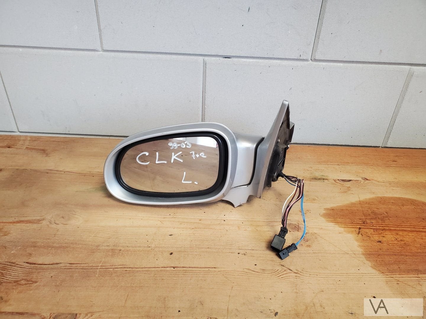 Mercedes CLK W208 spiegel links zelfdimmend 9 draden 00-03, Auto-onderdelen, Spiegels, Gebruikt, -, Ophalen of Verzenden, -