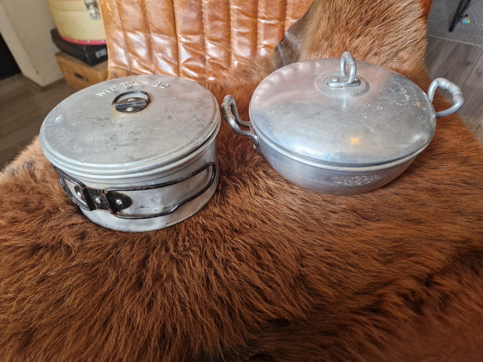 Sigg Swiss aluminium pannetjes. kamperen, Ophalen of Verzenden