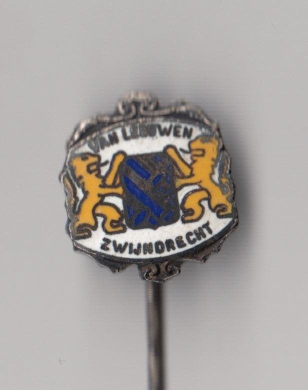 Zwijndrecht van Leeuwen Buizen speldje, Gebruikt, Niet vindbaar, Niet vindbaar, Speldje of Pin