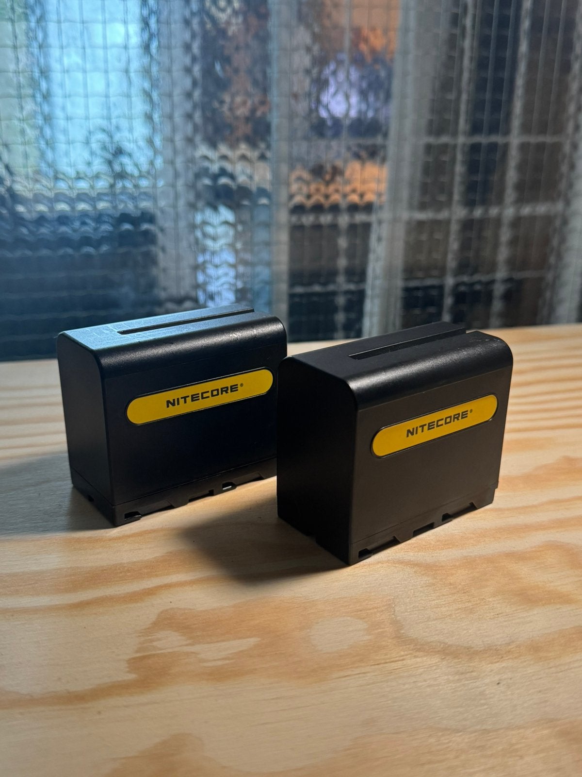 2x Nitecore Sony NPF970 accu’s, Ophalen of Verzenden, Zo goed als nieuw