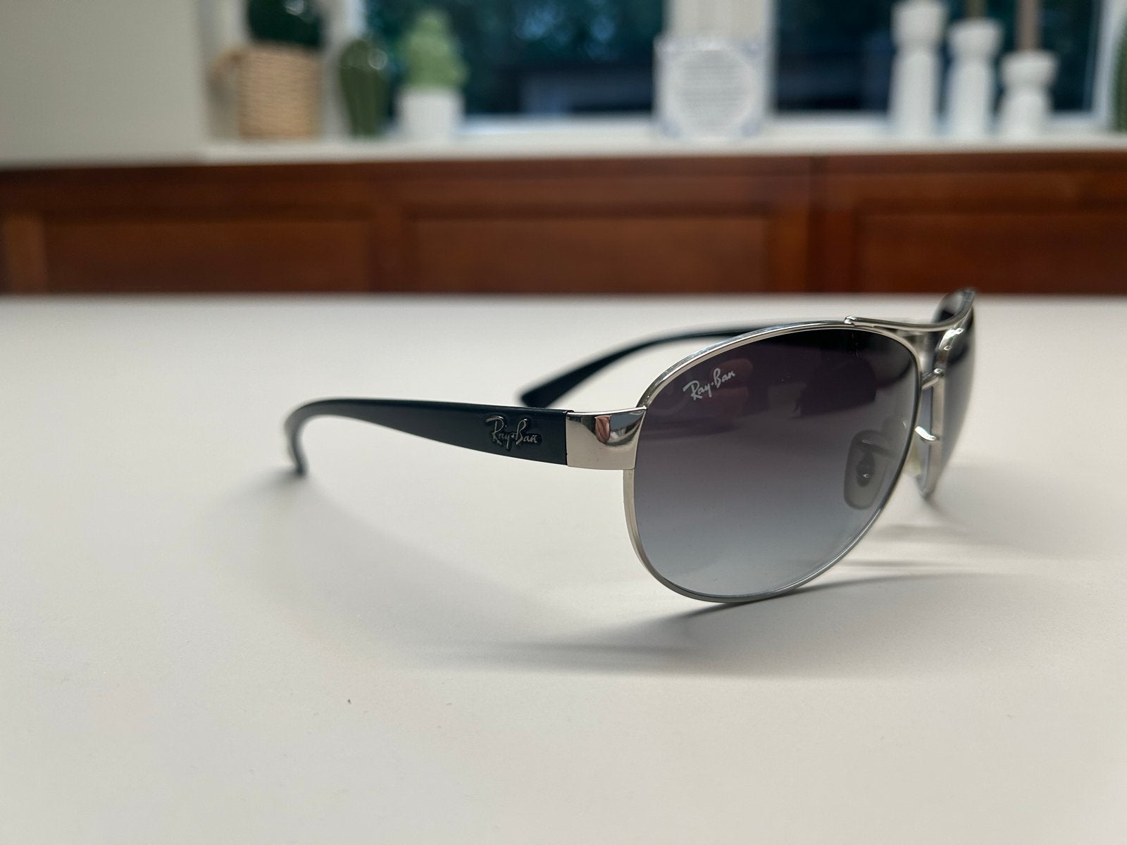 Ray-Ban RB 3386 zonnebril met etui, Zonnebril, Ophalen of Verzenden, Zo goed als nieuw, Ray-Ban