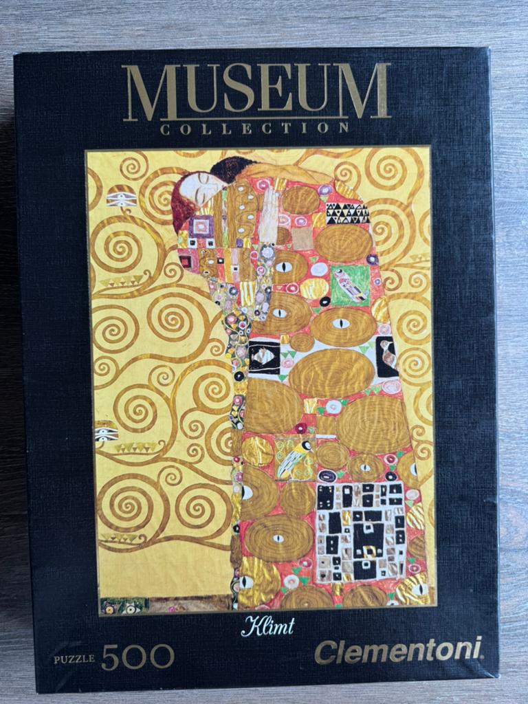 Museum puzzel Clementoni Klimt 500, Ophalen of Verzenden, 500 t/m 1500 stukjes, Zo goed als nieuw
