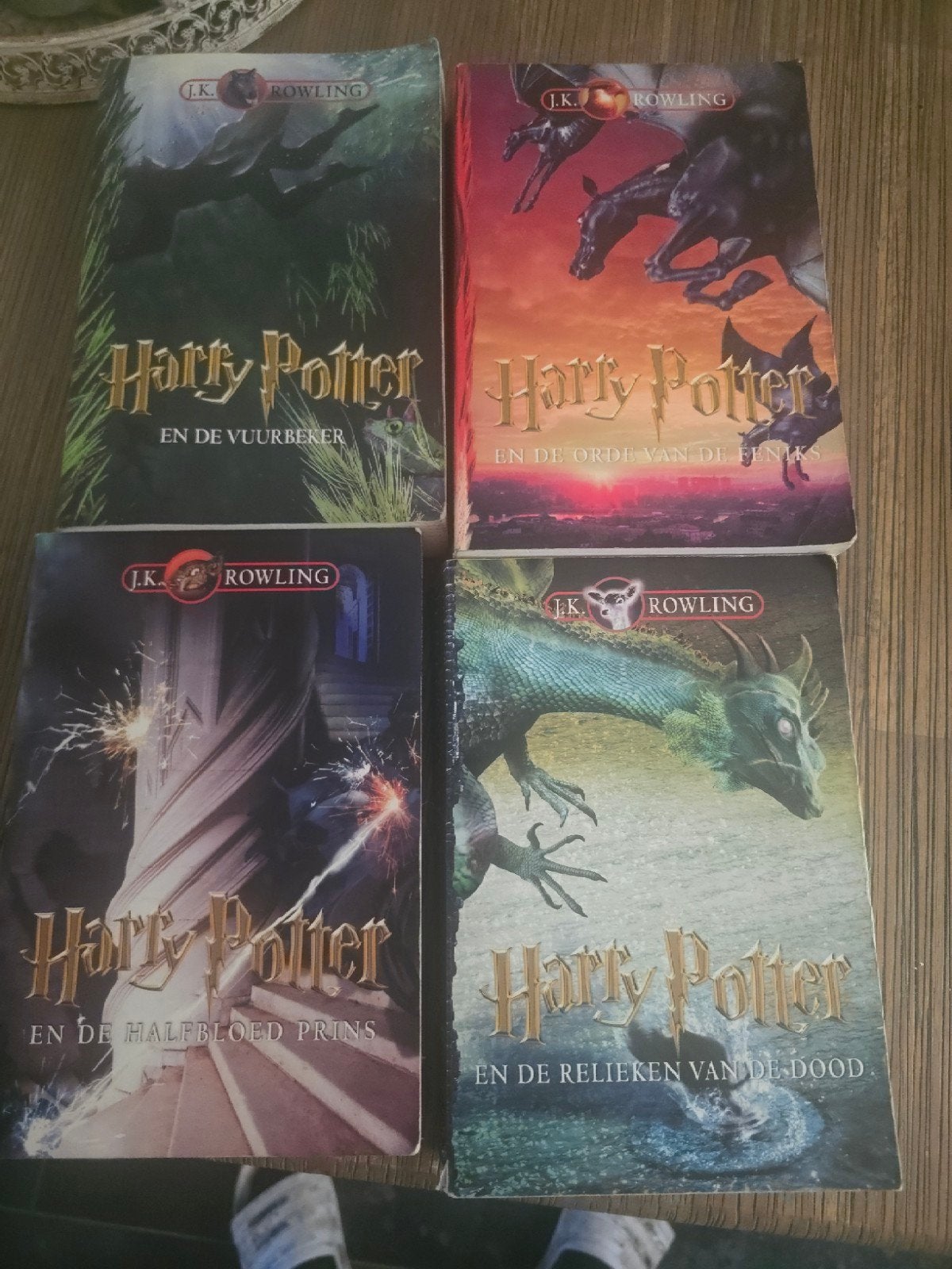 Harry Potter boeken - 4 delen van J.K. Rowling, Boeken, Ophalen of Verzenden