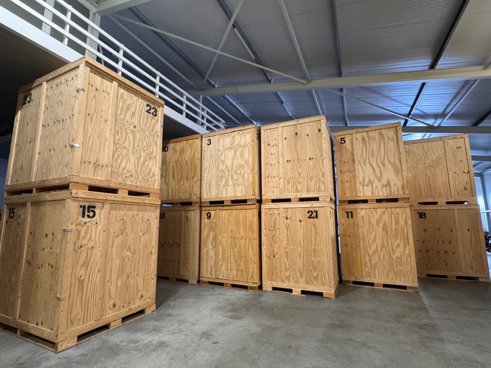 Grote houten opslagkisten / transportkisten, Doe-het-zelf en Verbouw, Ophalen, 100 cm of meer, 60 cm of meer, Bak of Kist
