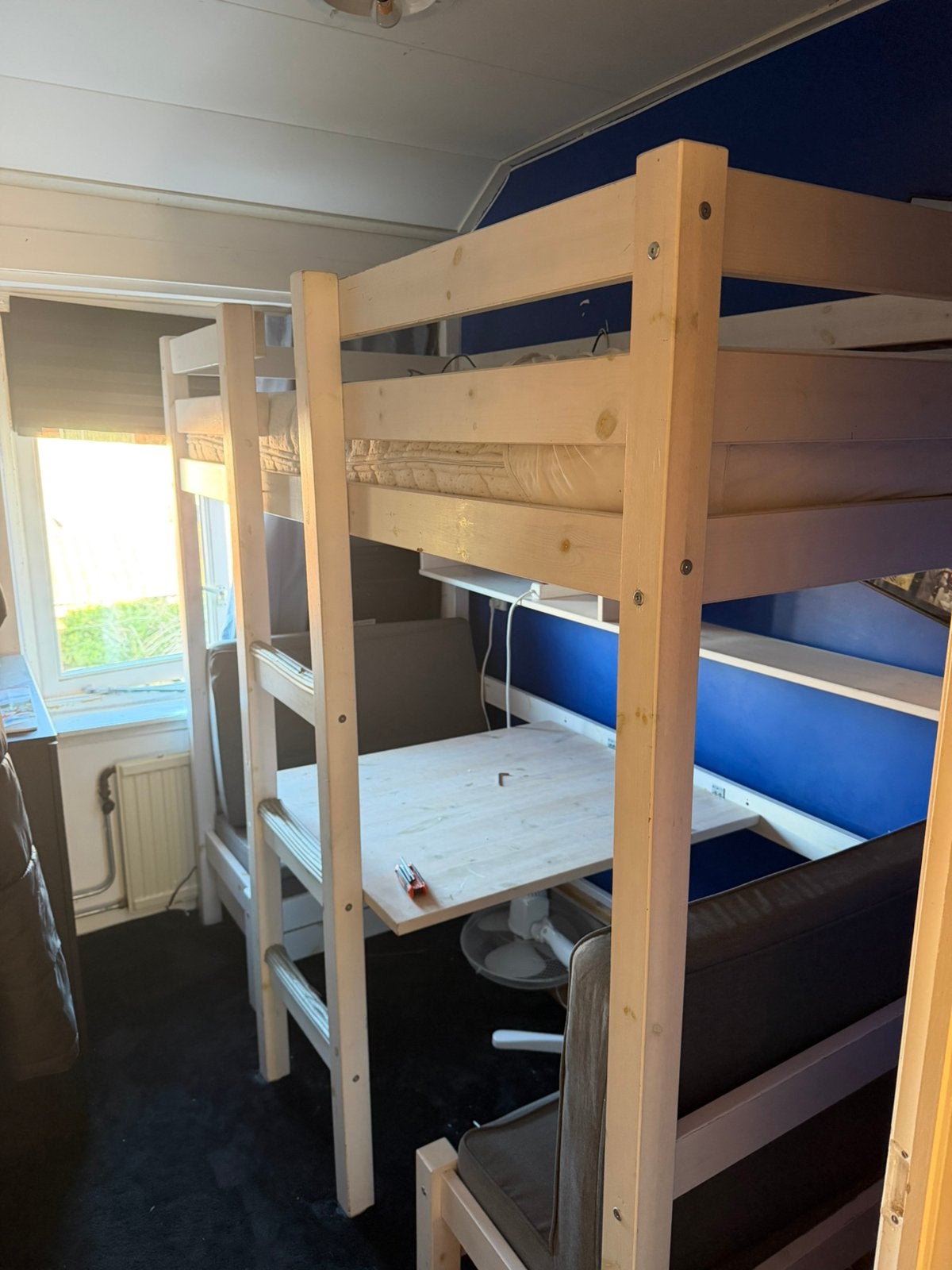 Hoogslaper, Huis en Inrichting, Verzenden, Eenpersoons, 90 cm, Hoogslaper