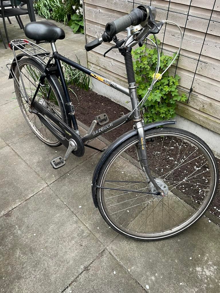 Nette Gazelle Swing herenfiets (1e eigenaar), Ophalen, Gebruikt, 57 tot 61 cm, Schijfrem