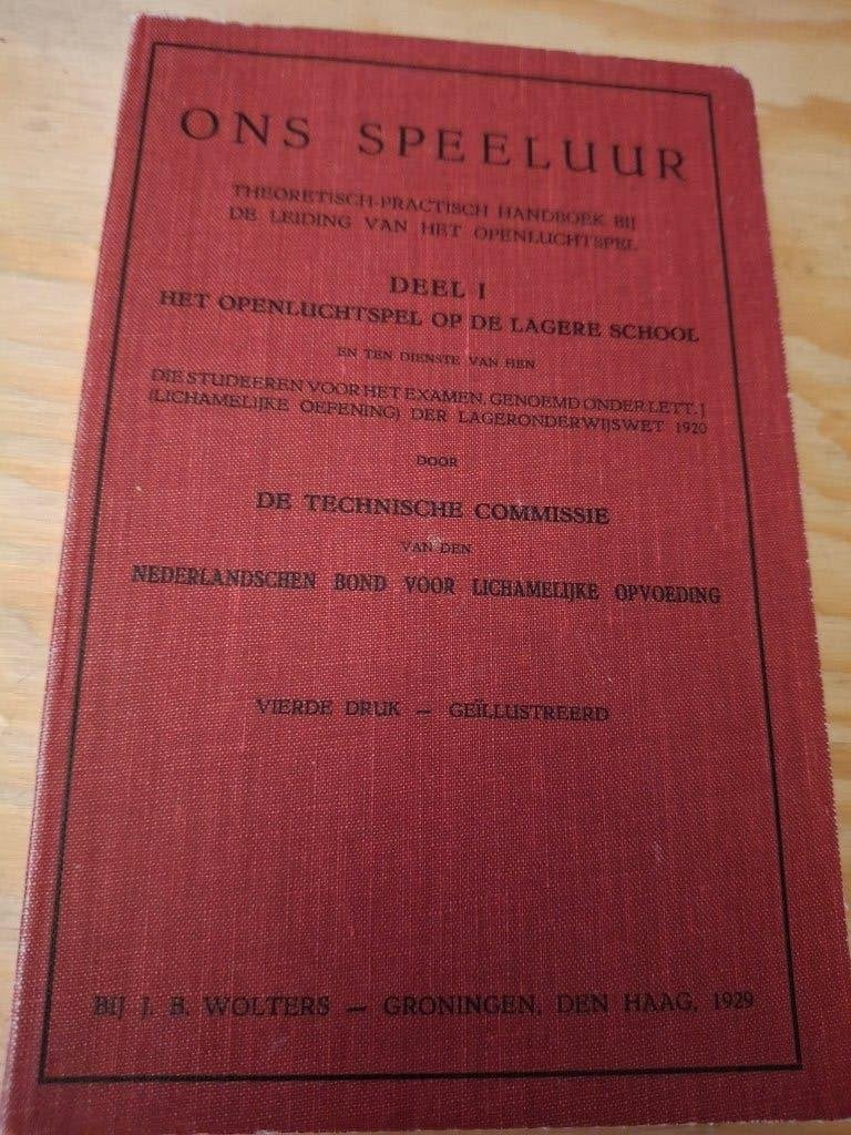 Ons Speeluur Het openluchtspel op de Lagere School 1929, Verzenden, Gelezen, Overige sporten