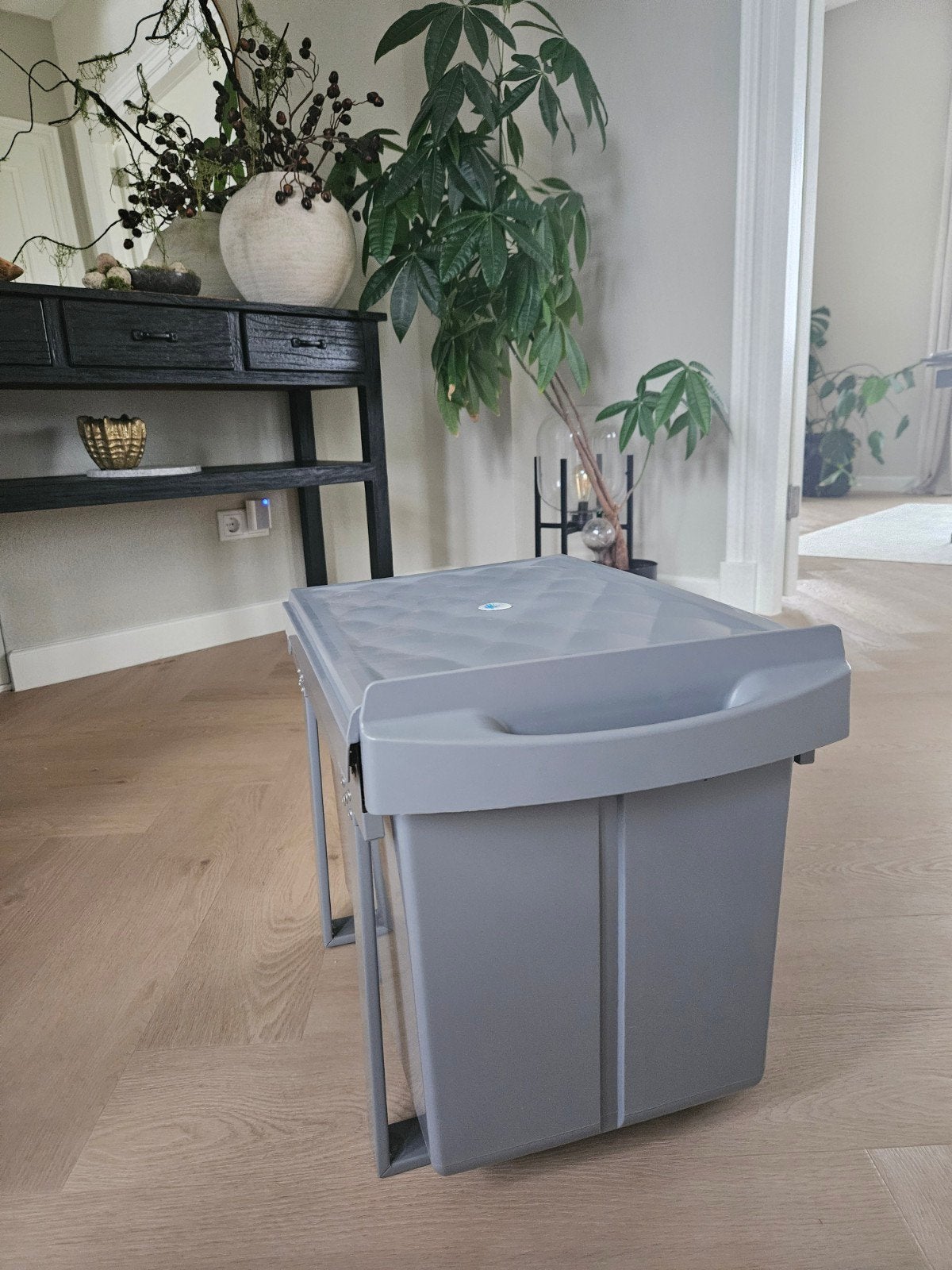 Inbouw Prullenbak 2x 20L - Keuken Afvalscheiding, Ophalen, 50 – 75, Kunststof, 40 liter of meer