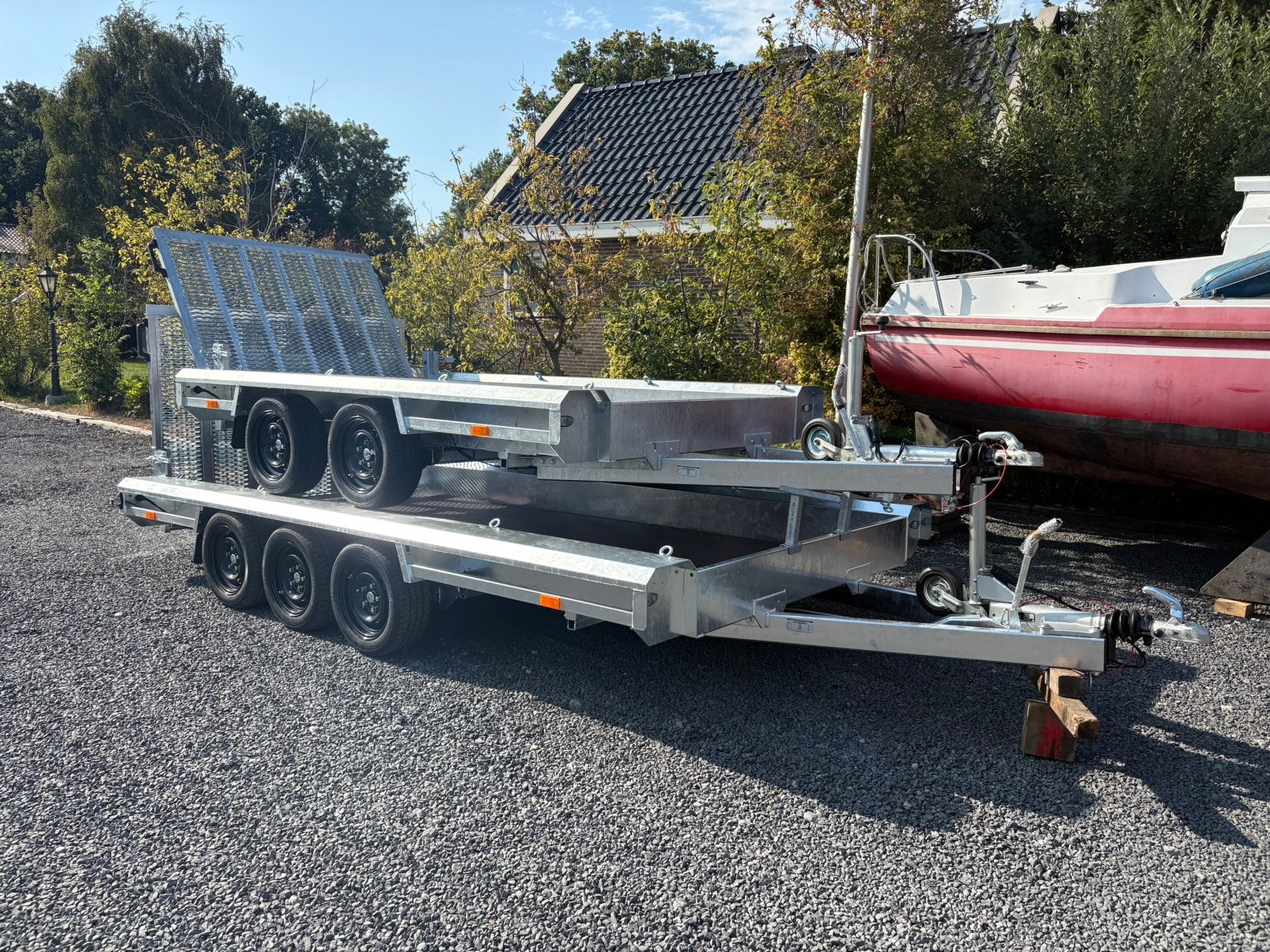 Vlemmix machine trippel asserTransporter nieuw, Ophalen, Graafmachine