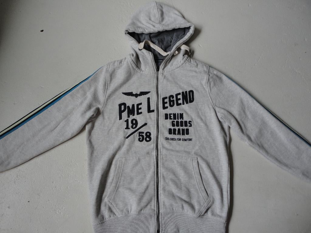 Als nieuw, grijs hooded vest van PME LEGEND maat M, Maat 48/50 (M), Ophalen of Verzenden, Zo goed als nieuw, PME Legend