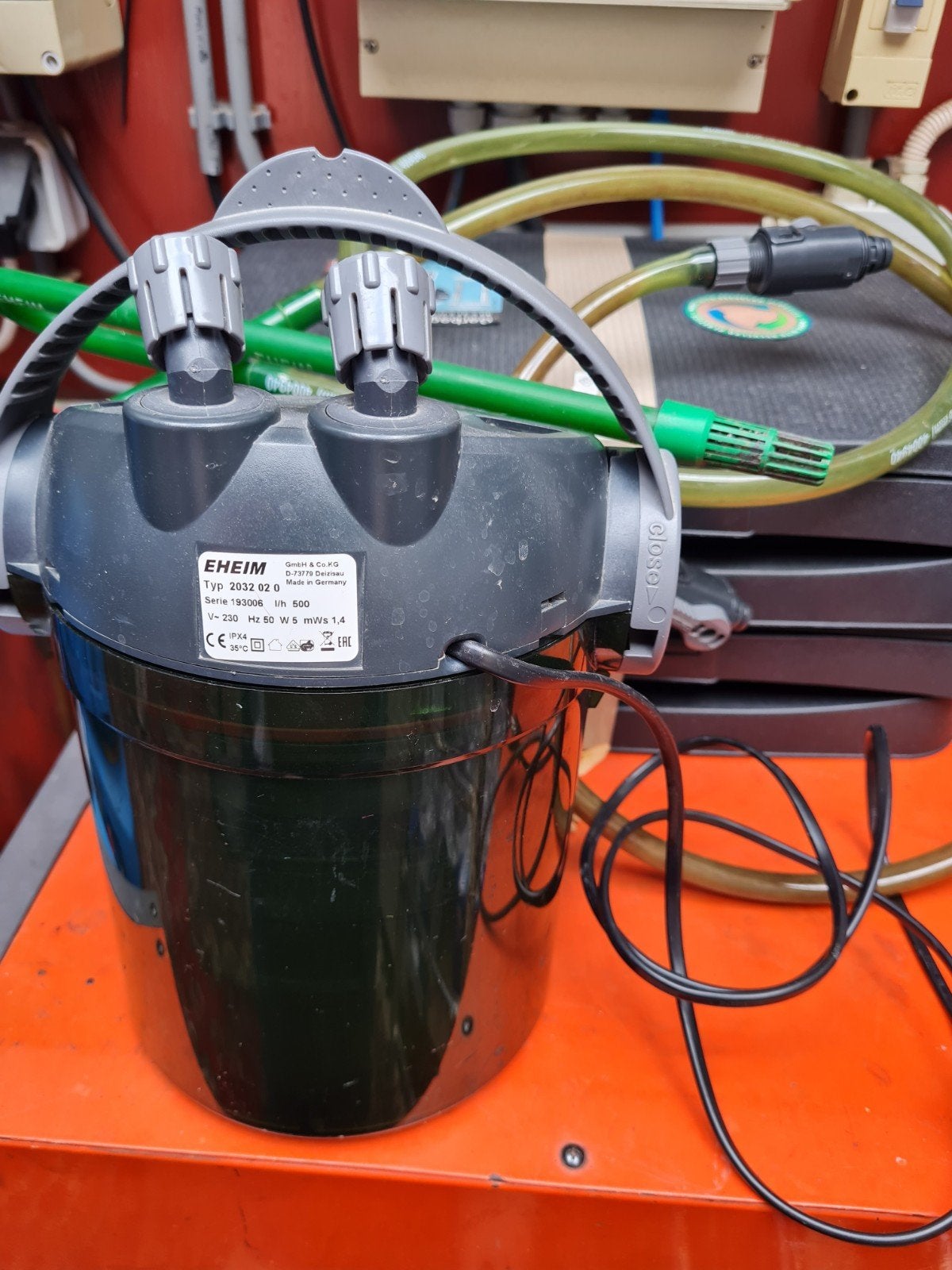 goede aquarium pomp 2032, Ophalen, Gebruikt, Inclusief slangen, Eheim