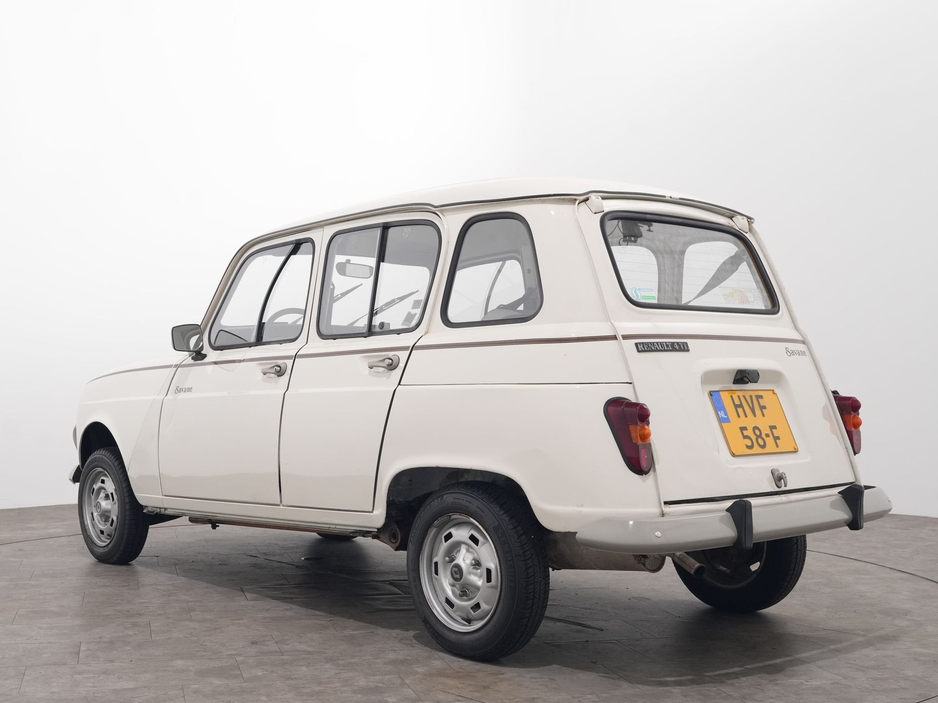 Renault R4 TL SAVANNE | wegenbelastingvrij (bj 1986), Auto's, Stof, 956 cc, Wit, Bedrijf