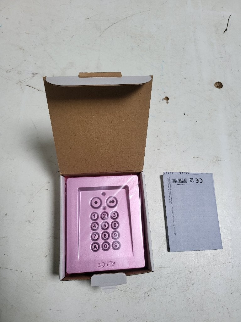 Somfy Metalen codeklavier io Ref. : 1841193, Minder dan 100 cm, Wit, Nieuw, Ophalen of Verzenden