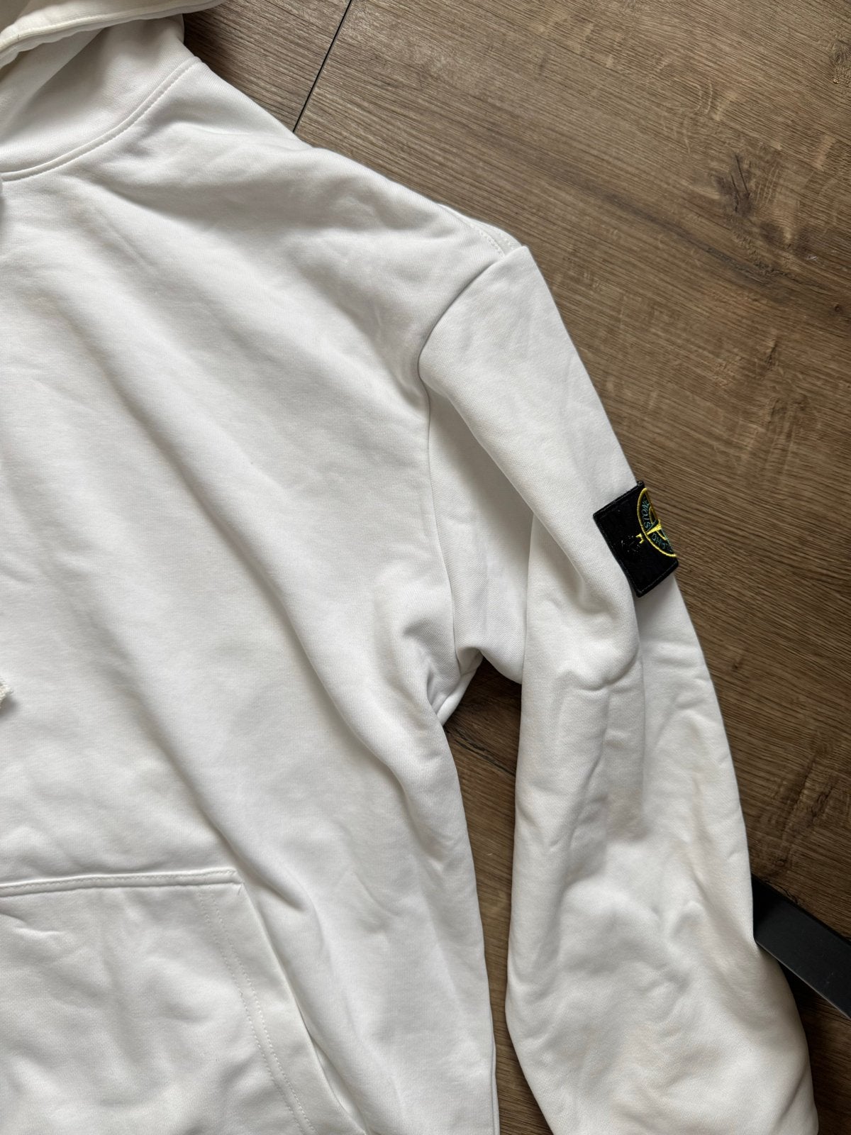 Stone Island Hoodie Wit - Origineel - Maat XXL, Ophalen of Verzenden, Gedragen
