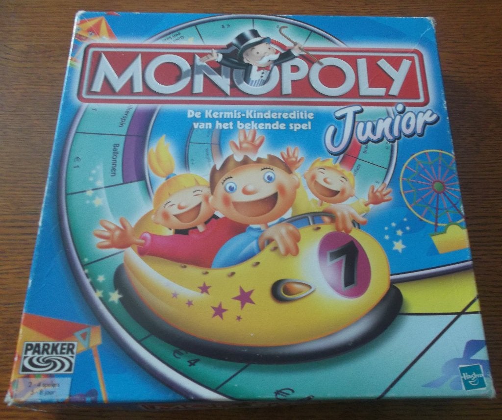 Monopoly junior / Parker, Een of twee spelers, Ophalen, Zo goed als nieuw, Parker