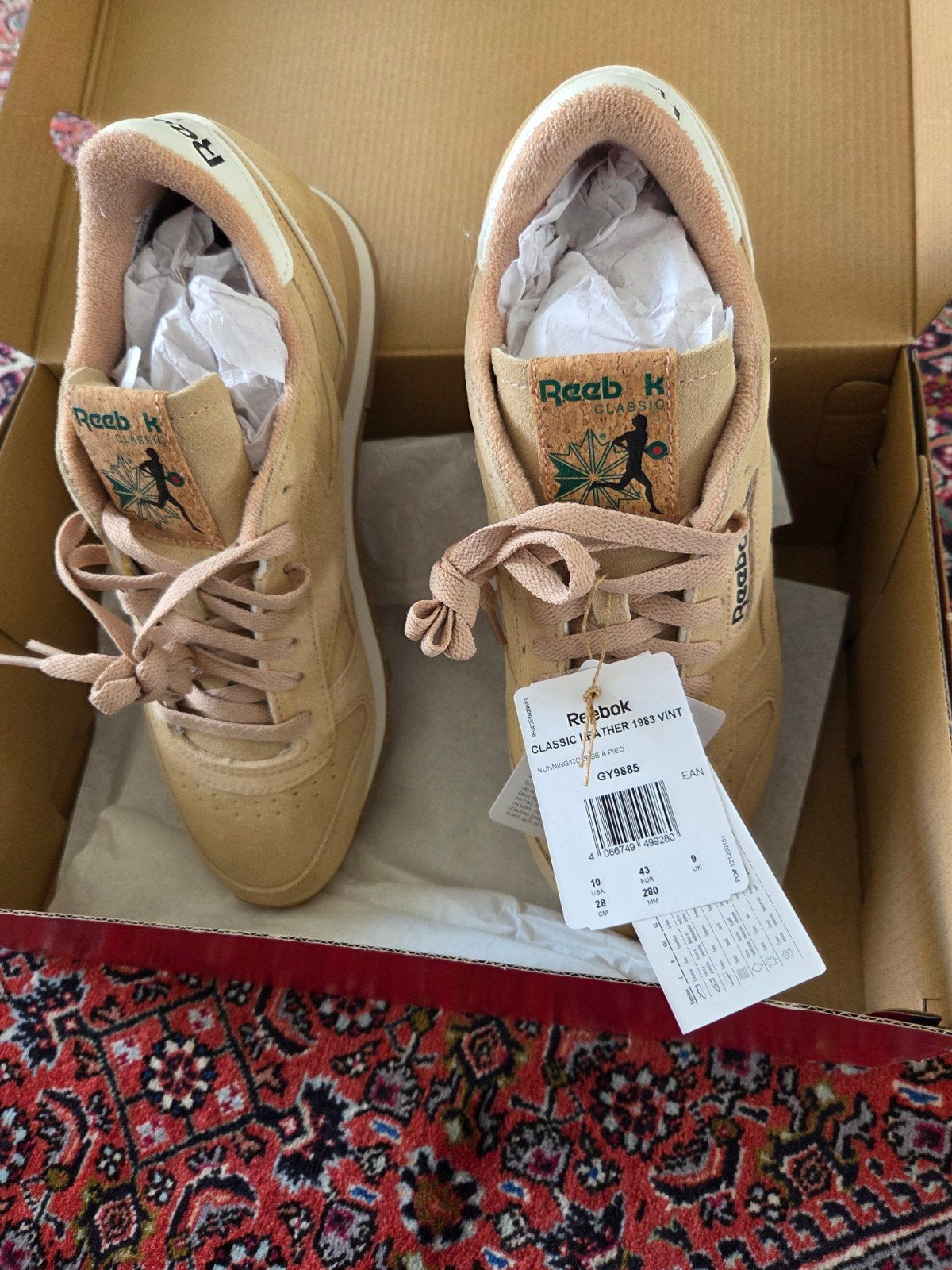 Nieuwe Reebok Classic Leather 1983 Vintage sneakers, Ophalen of Verzenden
