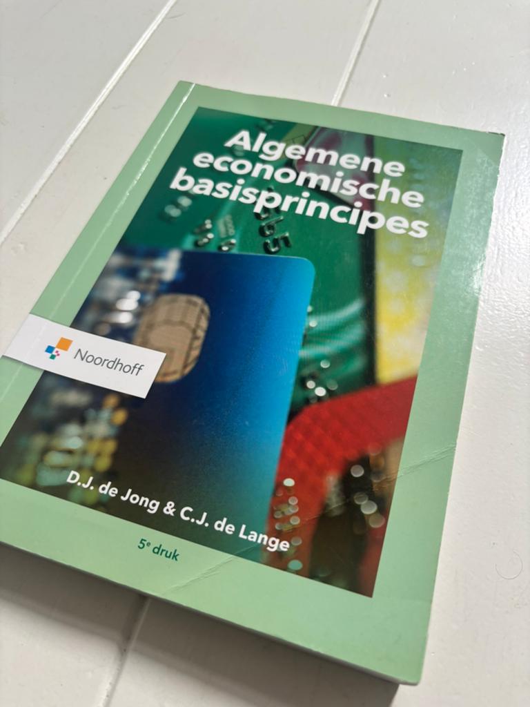 Algemene economische basisprincipes - 5e druk, Boeken, Studieboeken en Cursussen, Ophalen of Verzenden, Beta, Zo goed als nieuw