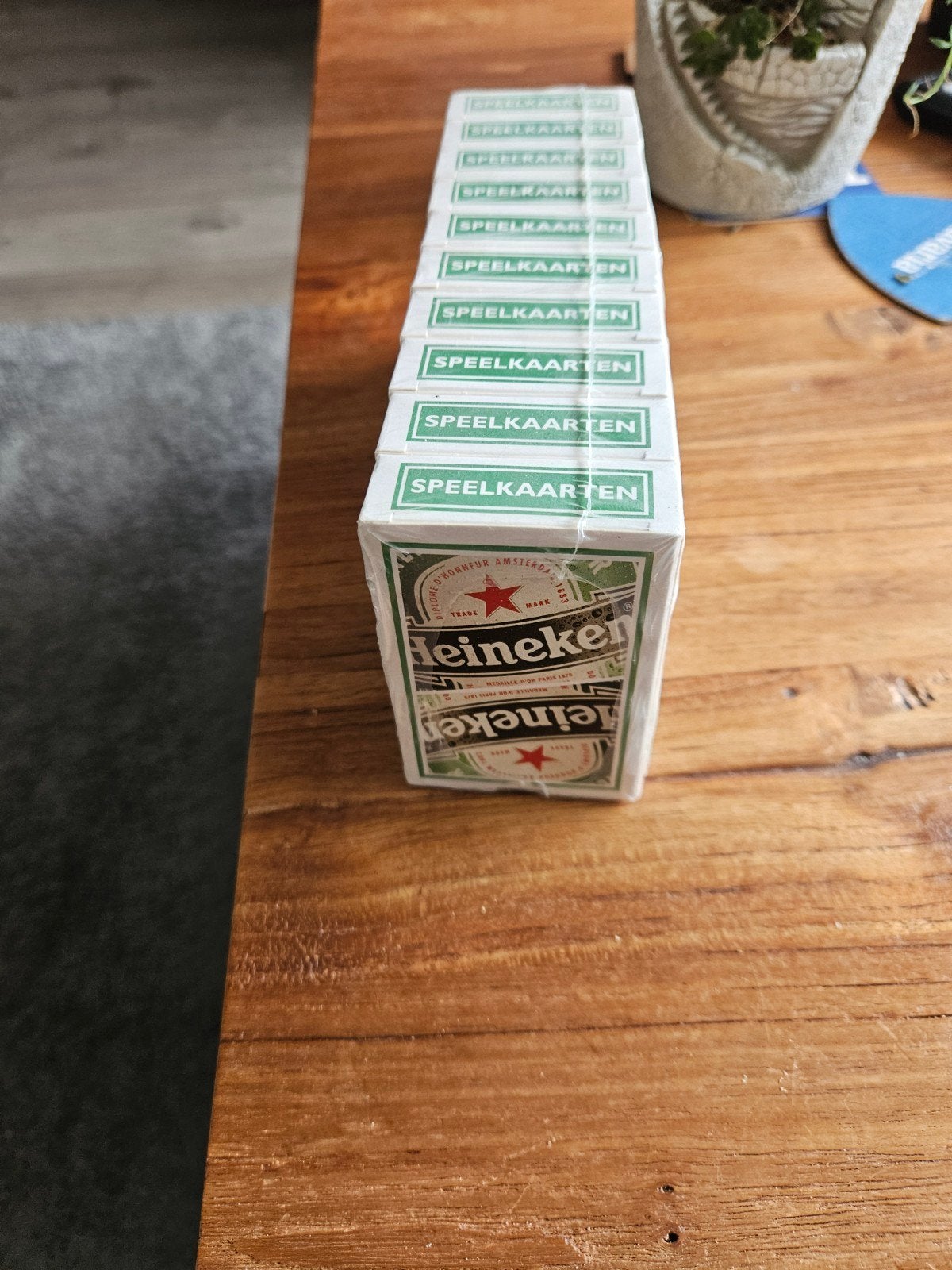 Heineken Speelkaarten - 10 Nieuwe Pakken, Verzamelen, Speelkaarten, Jokers en Kwartetten, Ophalen of Verzenden, Nieuw, Speelkaart(en)