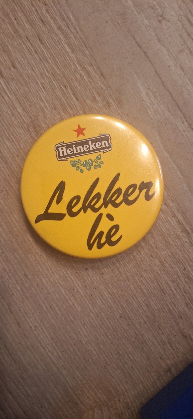 Heineken button (7626), Verzamelen, Biermerken, Ophalen of Verzenden, Zo goed als nieuw, Overige typen, Heineken