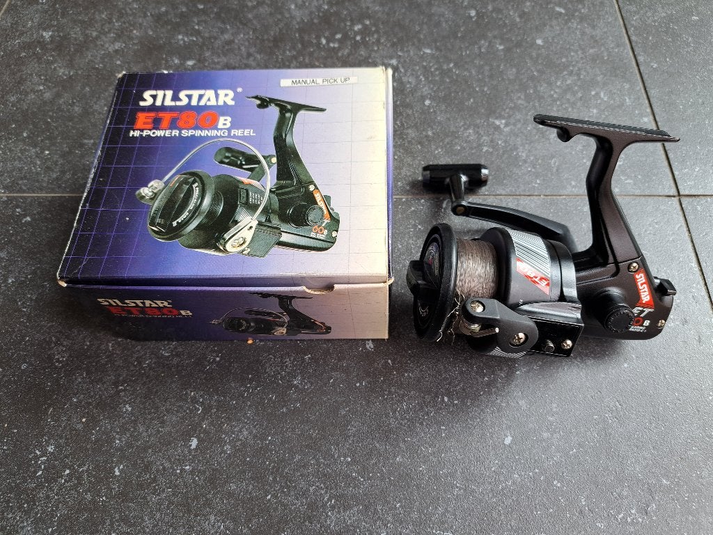 Silstar ET80b Hi-Power Spinning Reel Werpmolen Vismolen, Watersport en Boten, Hengelsport | Algemeen, Ophalen of Verzenden, Nieuw