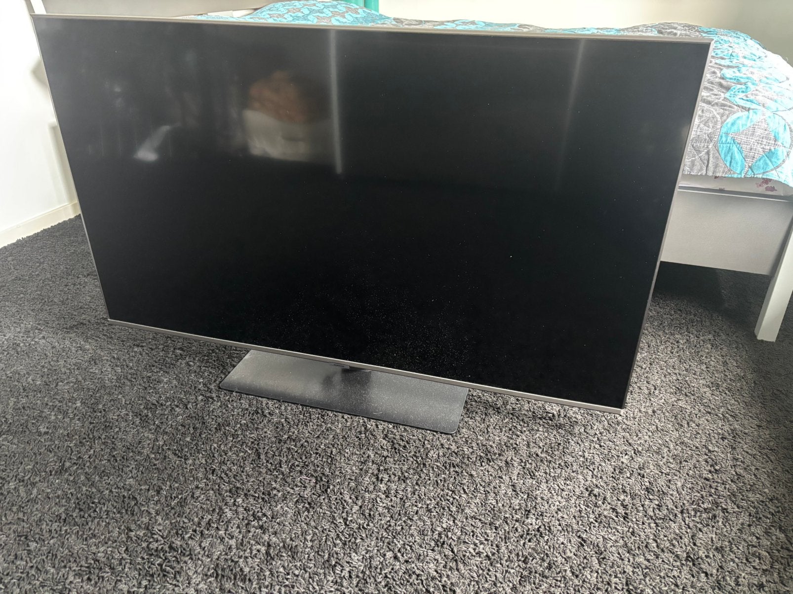 Samsung 49” 4K QLED Smart TV + Vogel’s muurbeugel, Audio, Tv en Foto, Ophalen, QLED, Zo goed als nieuw, 100 Hz