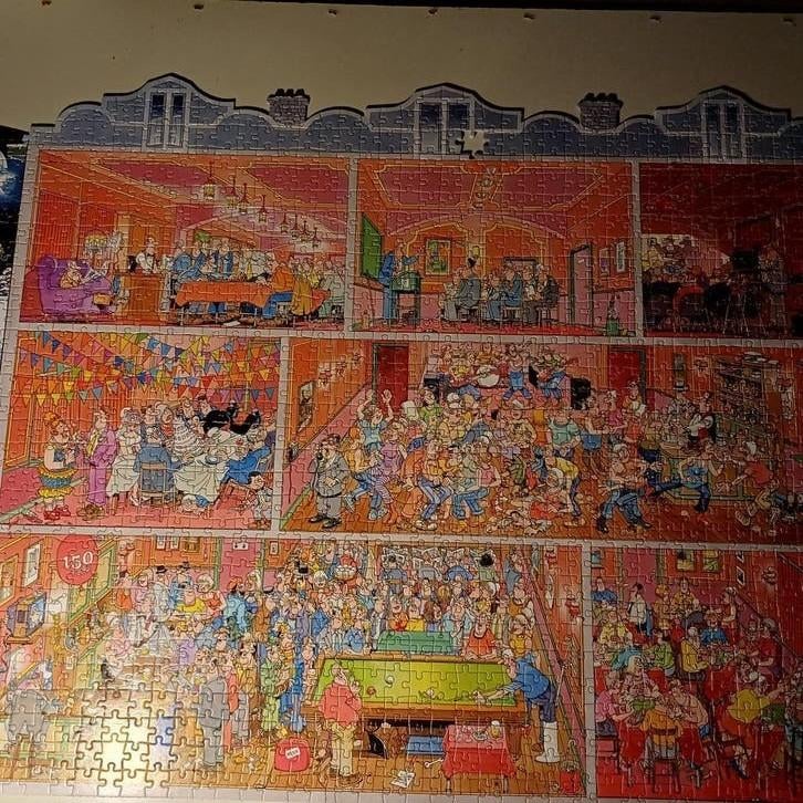 Jan van Haasteren puzzel HET HOTEL1000 stukjes, Ophalen, Zo goed als nieuw