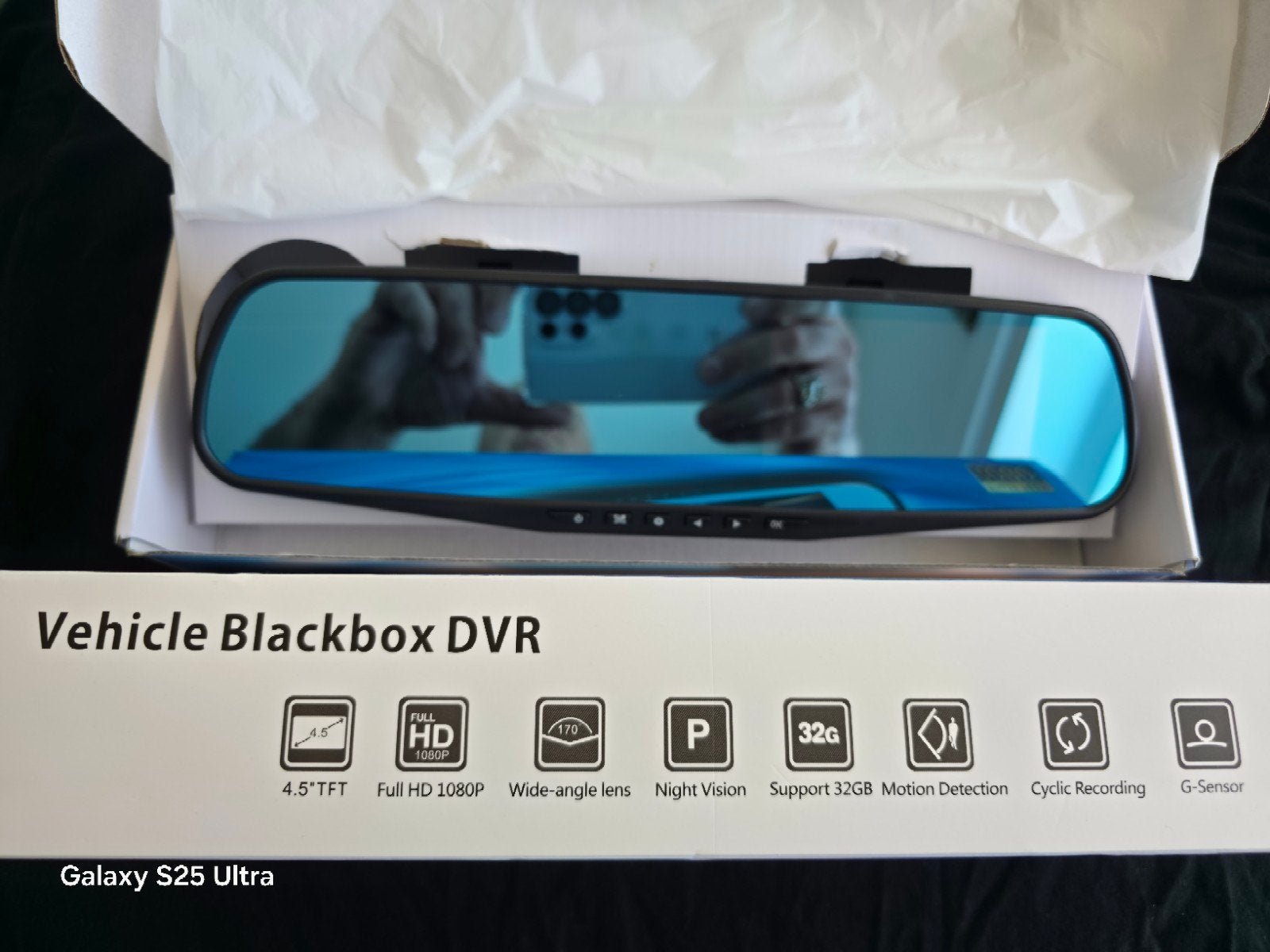 Dashcam met HD beelden - Achteruitkijkspiegel DVR, Auto diversen, Dashcams, Ophalen of Verzenden, Nieuw