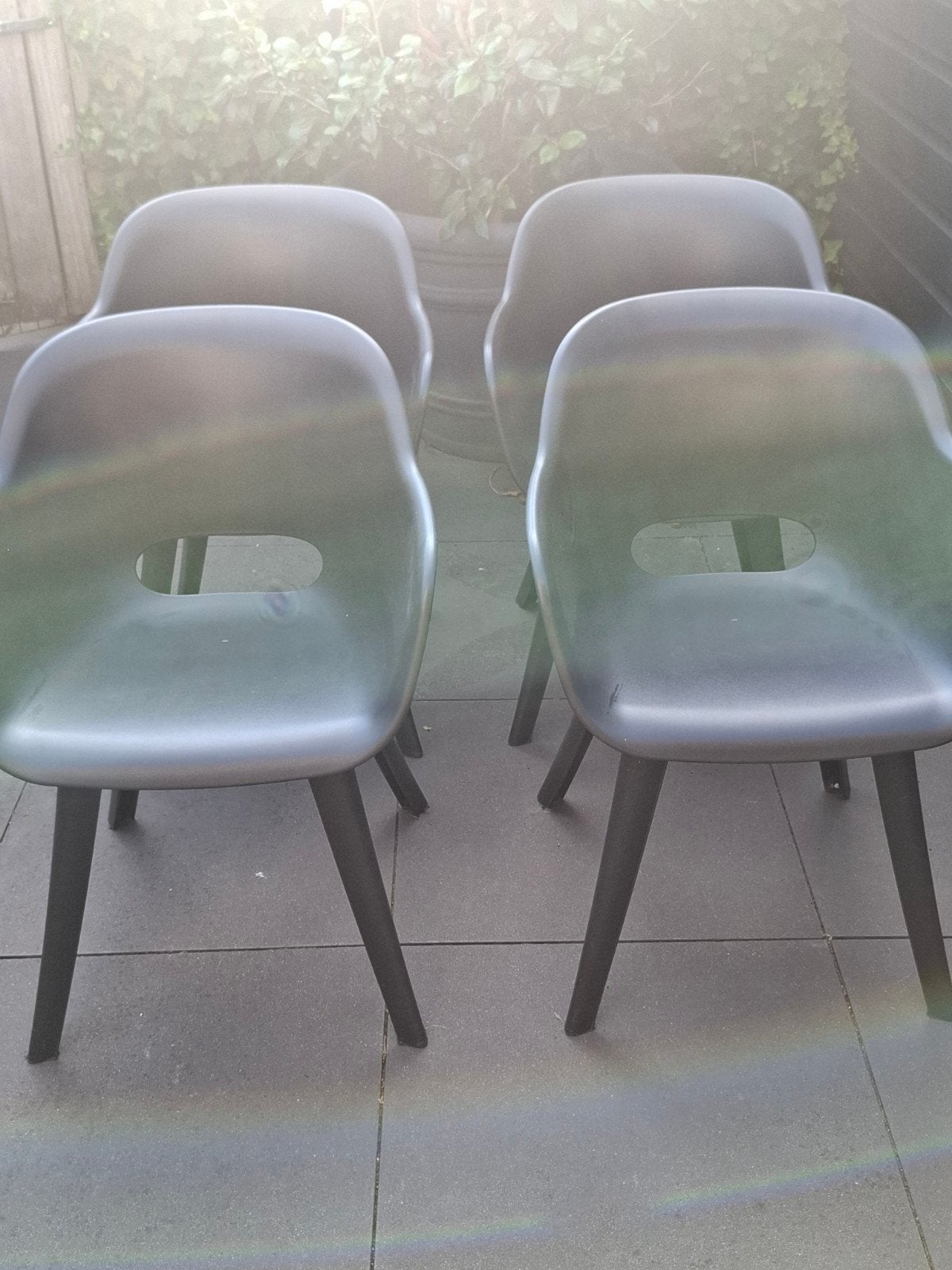 Kunststof stoelen, Huis en Inrichting, Stoelen, Ophalen, Wit, Kunststof