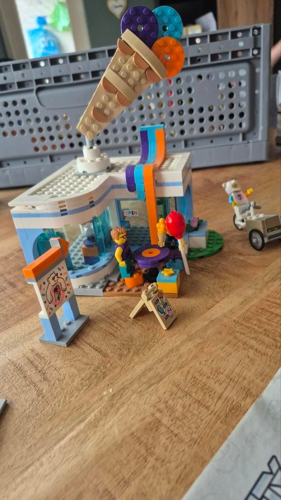 Lego set De Ijssalon - Compleet met 3 boekjes, Ophalen of Verzenden