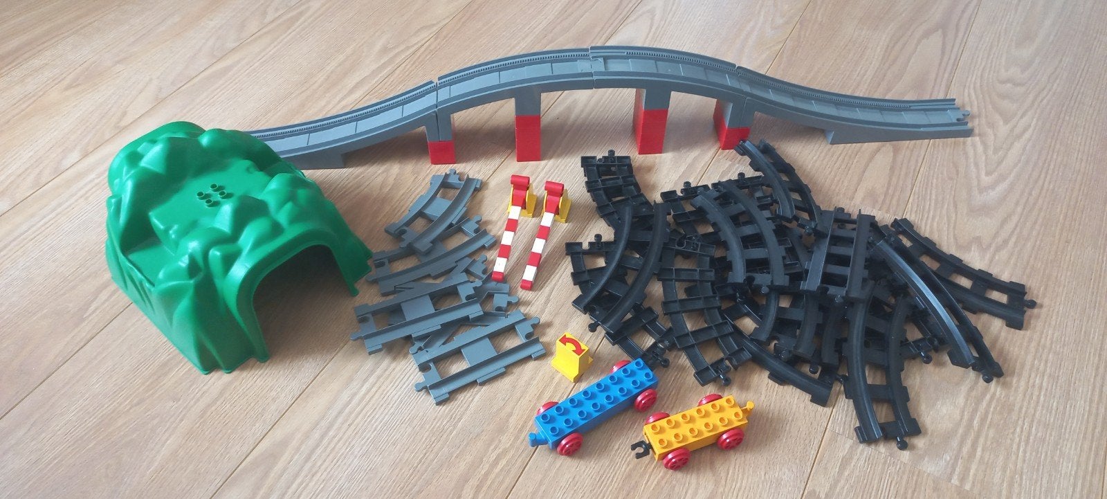 duplo treinbrug en tunnel, Overige merken, Gebruikt, Onderdelen, Ophalen of Verzenden