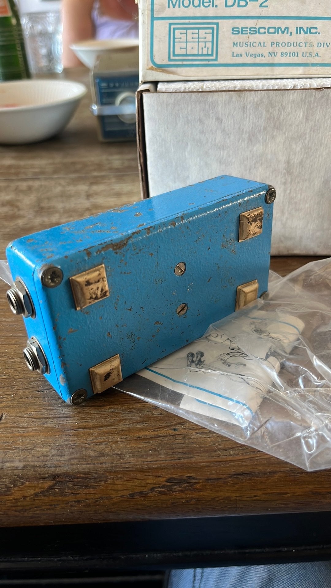 Vintage Sescom passive Direct box for Guitars gebruikt, Muziek en Instrumenten, Effecten, Ophalen of Verzenden, Gebruikt
